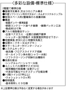 1号地 設備・標準仕様