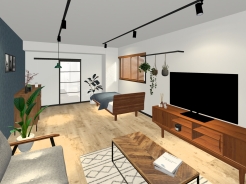 ※完成予定CGパースは、図面を元に描き起こしたもので、内装が実際と多少異なる場合があります