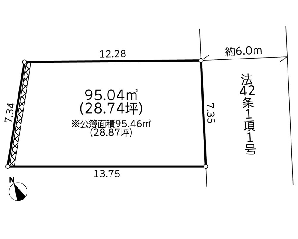 建築条件付売地　横浜市戸塚区深谷町9期