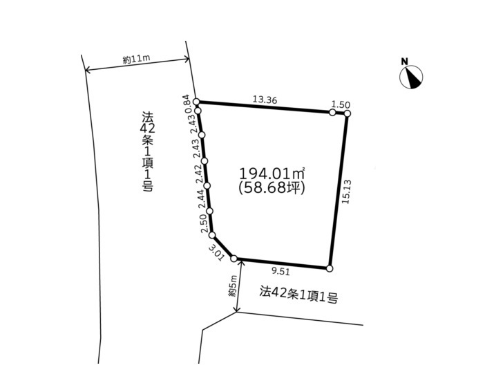 建築条件付売地　八王子市片倉町14期