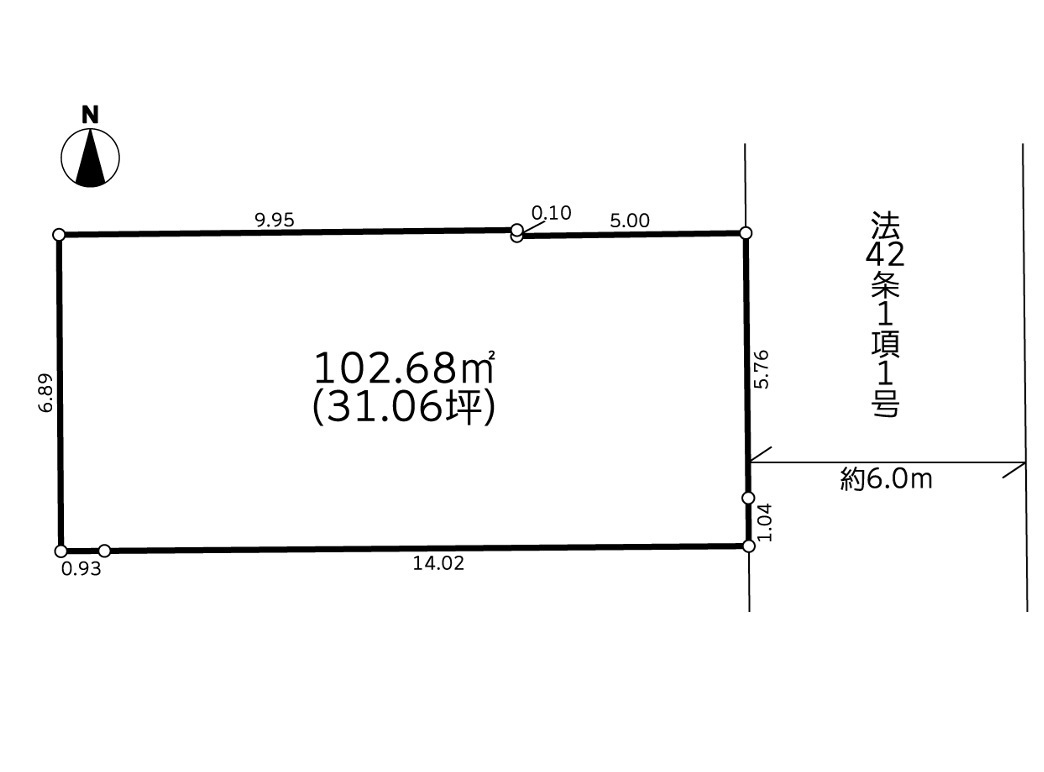 建築条件付売地　座間市四ツ谷