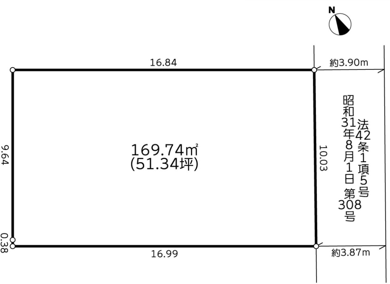 建築条件付売地　杉並区宮前2丁目