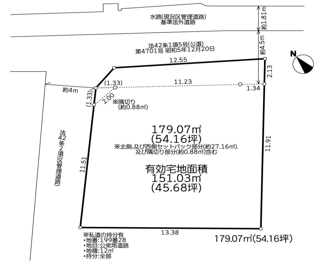 建築条件付売地　世田谷区桜上水2丁目