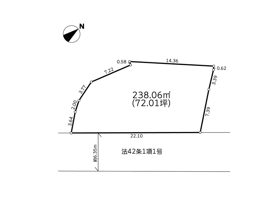 建築条件無売地　稲城市百村