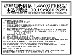 1号地 標準建物価格