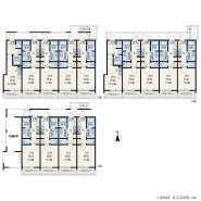 3階建てアパート参考プラン