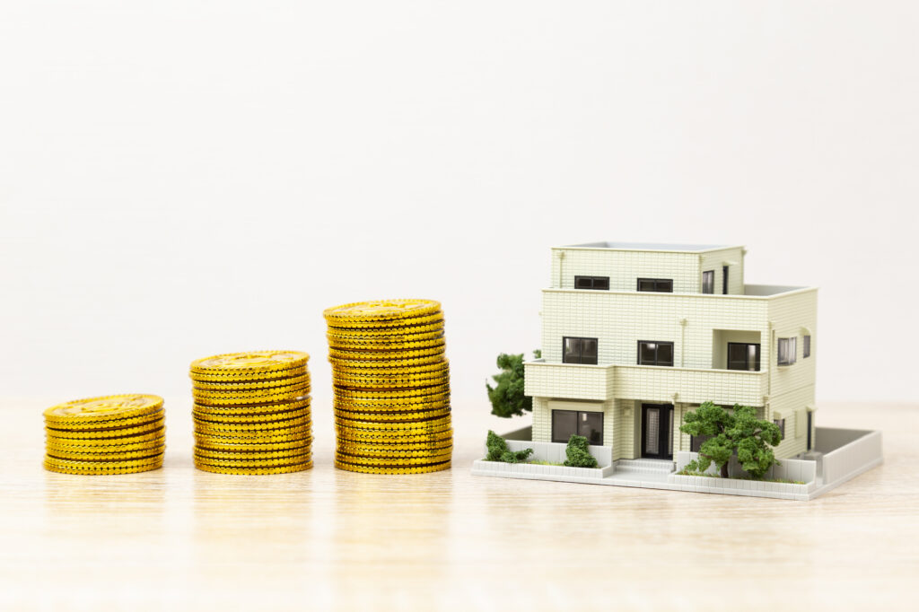 アパートとコイン