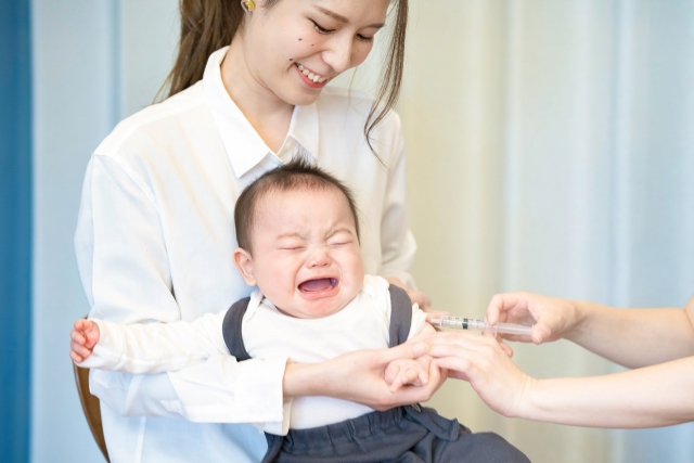 病院の赤ちゃんの様子