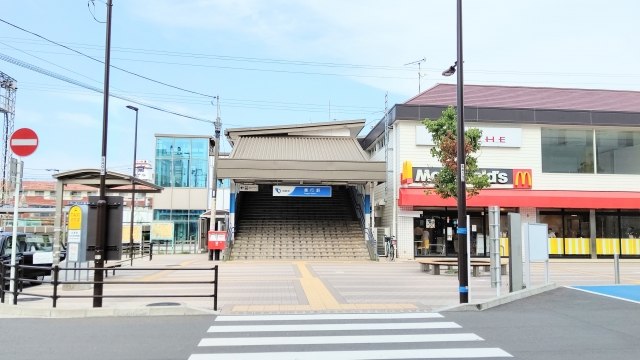 善行駅の様子