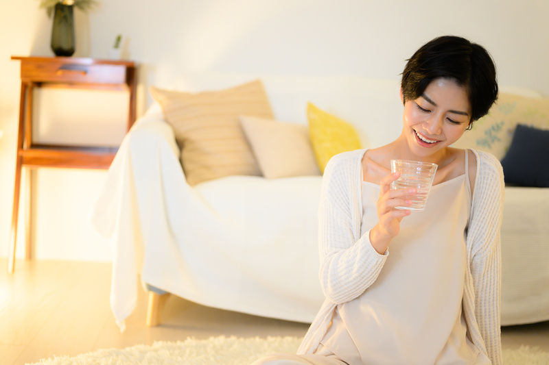 水を飲むイメージ