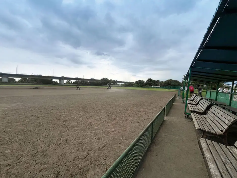 川とのふれあい公園 野球場